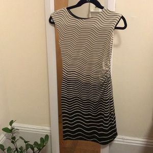 Ann Taylor LOFT striped cotton dress